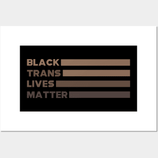 Black Trans Lives Matter Posters and Art